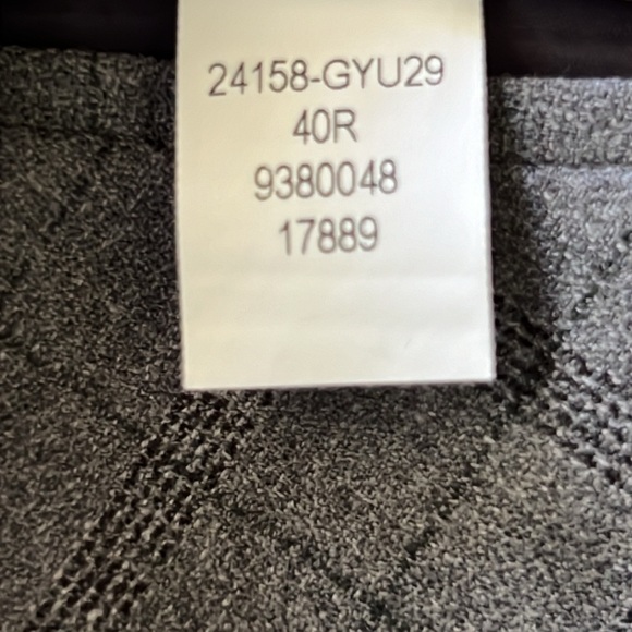 Bonobos Jetsetter Wool Windowpane Standard Fit Blazer/Jacket Men 40R Gray - Picture 7 of 11